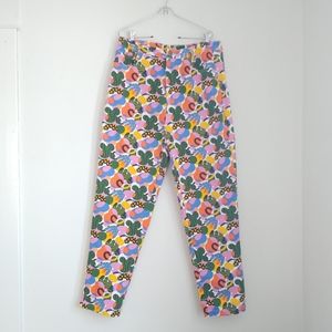 Lucy & Yak - Addison Jeans: ORGANIC TWILL - Lucas Wakamatsu & Yak - Dita Print